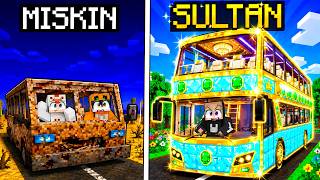AKU EVOLUSI BUS MISKIN JADI BUS SULTAN DI MINECRAFT!!