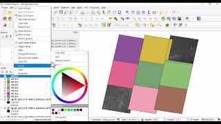 Clip, Reproject and Mosaic Landsat scenes using QGIS