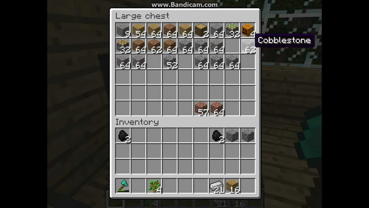 MINECRAFT - HOW TO MAKE COAL (CHARCOAL) WITH WOOD - YouTube