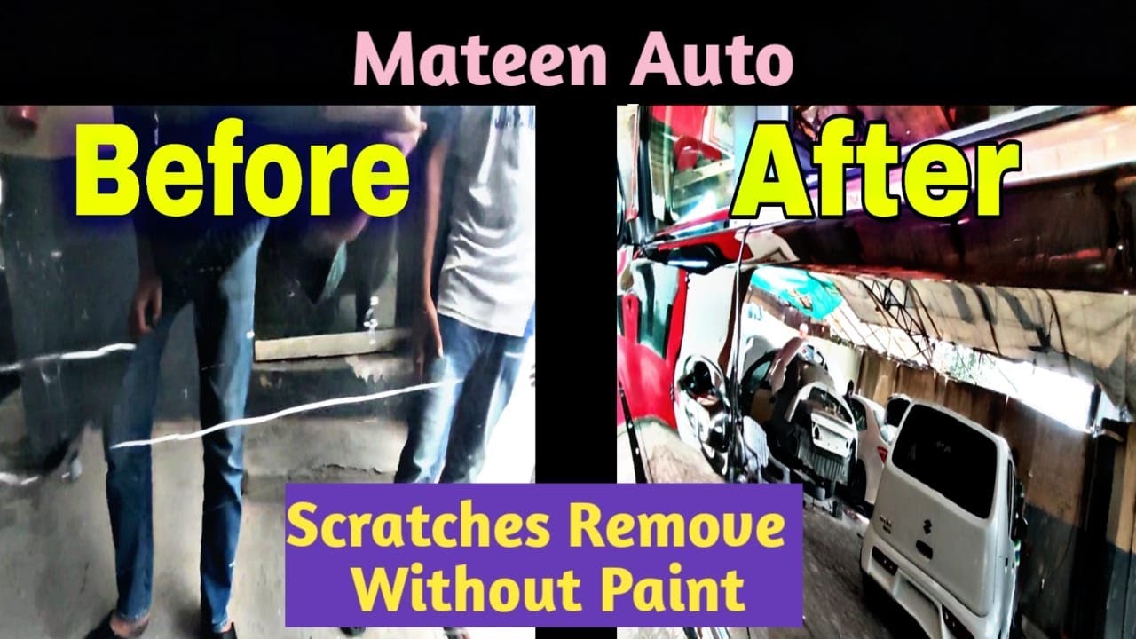 Car Scratches Remove Without Paint. | Mateen Auto |
