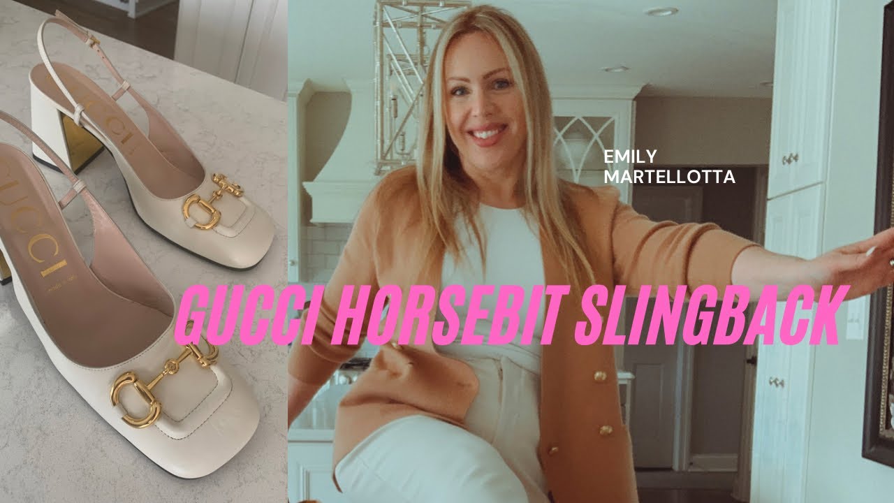 Gucci Horsebit Slingback unboxing - YouTube