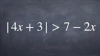 Solving inequalities with absolute values (A-level)