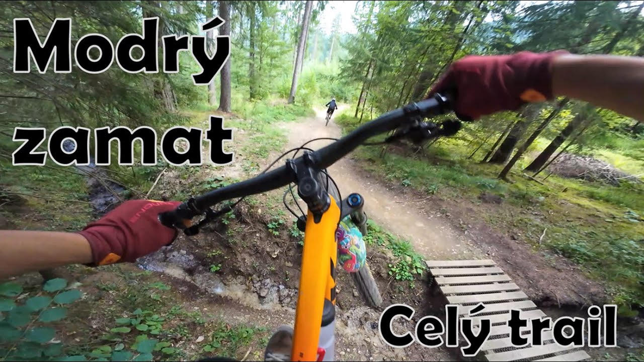 Modrý zamat - celá trať (Bike park Malinô Brdo)