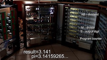 Relay computer calculates 7 digits of Pi