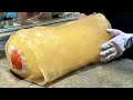 巨大な光る花のキャンディをカットすると…中身が衝撃!手作り、作り方 Handmade Candy・Japanese Street Food・수제캔디・手工糖果・糖果製作・PAPABUBBLEパパブブレ
