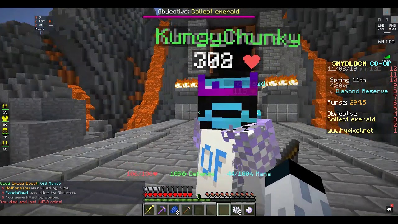 Deapcavers hypixel skyblock co op - YouTube