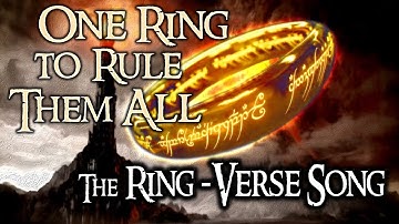 One Ring To Rule Them All (The Ring Verse Song) - Epic Irish Rock Style