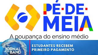 Pé-de-meia: estudantes começam a sacar primeiro pagamento | Jornal da Band