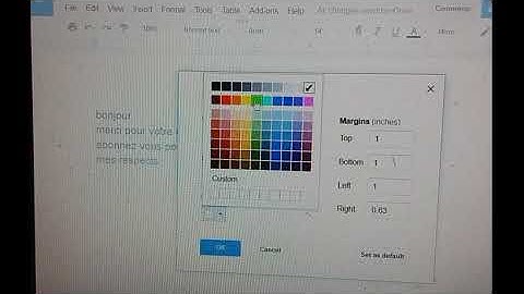 GOOGLE DOCUMENTS TUTORIEL LA MISE EN PAGE