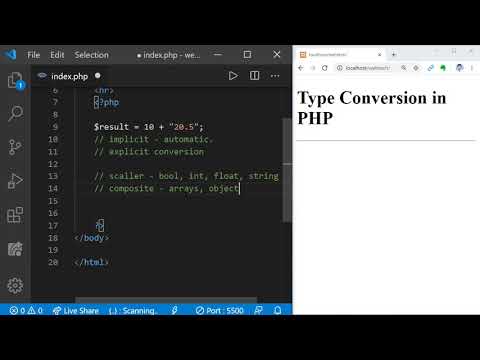 #15 PHP Course | How Type Conversion Work