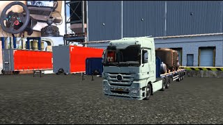 Mercedes-Benz | Delivery to Strasbourg - Euro Truck Simulator 2 | Logitech g29 gameplay