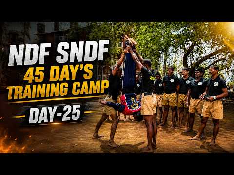Day 25 | सुबह की PT, ड्रिल और योगा डेमो | NDF / SNDF ट्रेनिंग कैंप