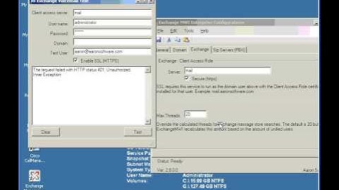 Setting Up ExchangeMWI