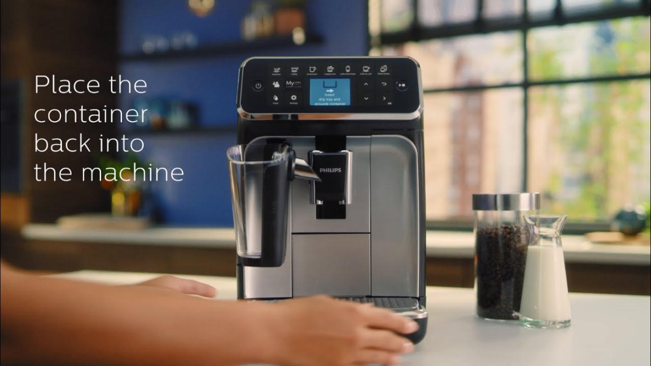 Philips 4300 automatic coffee machines How to clean and maintain