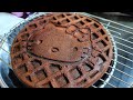 1st time playing  hello kitty waffle maker