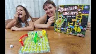 3D SNAKE'n LADDERS, 3 BOYUTLU  OYUN. TOYS UNBOXİNG, OYUNCAK screenshot 3