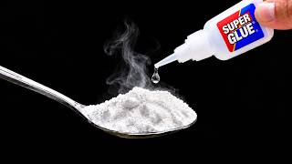 This Handyman Had a Crazy Idea! What Happens When You Pour Super Glue on Baking Soda