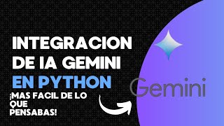 ¿Como integrar IA en un proyecto Python ¡Mas facil de lo que piensas!