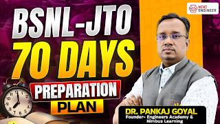BSNL JTO Recruitment 2026 | BSNL 70 Days Prepararation Plan | Complete Roadmap By Pankaj Goyal Sir screenshot 5