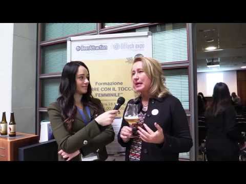 Elvira Ackermann, presidente Le Donne della Birra a Beer Attraction ...