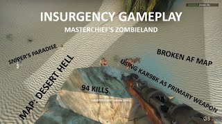 WHAT A BROKEN-A** MAP - Insurgency Masterchief's Zombieland Gameplay screenshot 3