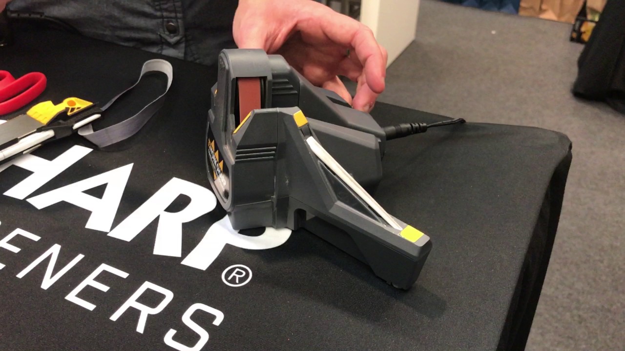 Short demonstration of Work Sharp Combo Knife Sharpener - YouTube