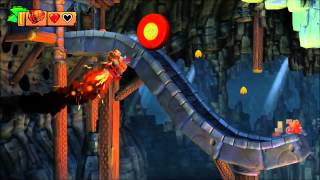 Donkey Kong Country: Tropical Freeze - 100% Walkthrough - 2-B Rodent Ruckus (Puzzle and KONG)