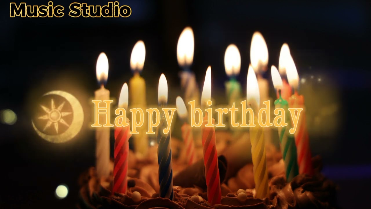 Happy birthday wishes | Happy birthday card | birthday background | Music Studio