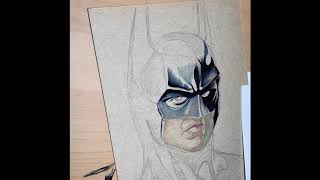Batman 89 Time Lapse Portrait Drawing