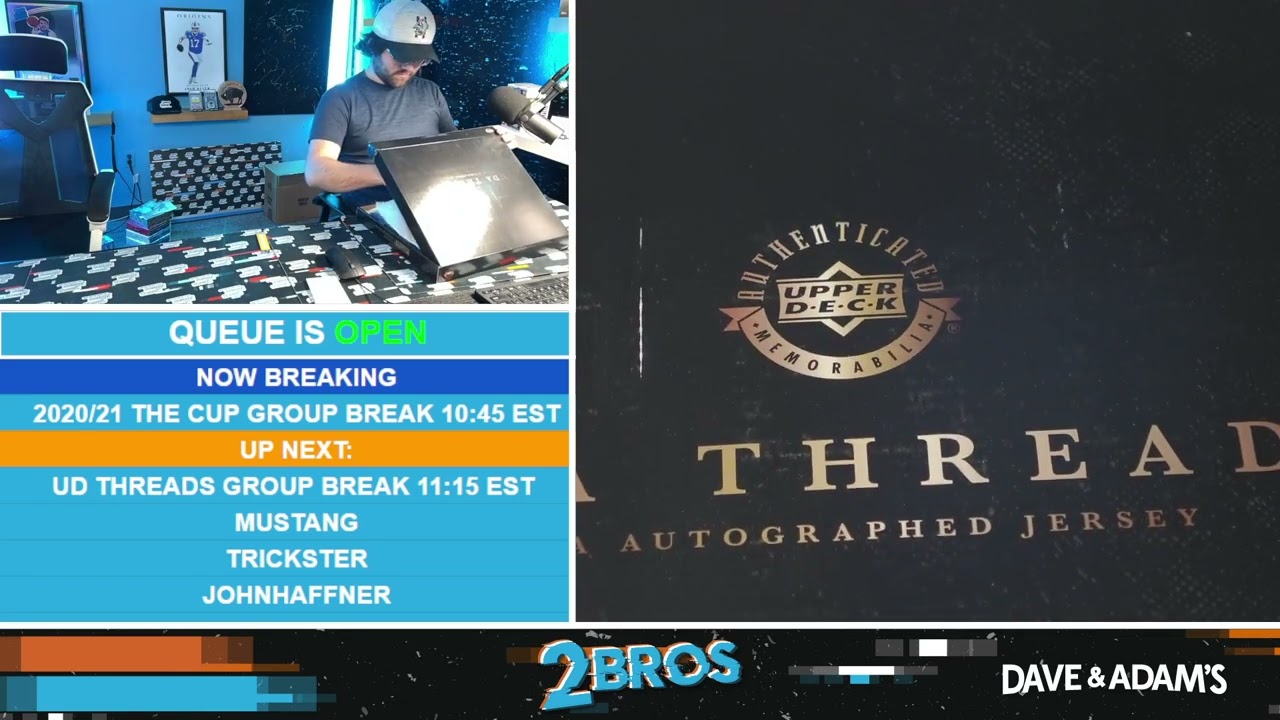 2024 Upper Deck UDA Threads Autographed Jersey 1-Box - 3-Spot Random Sport Break #3