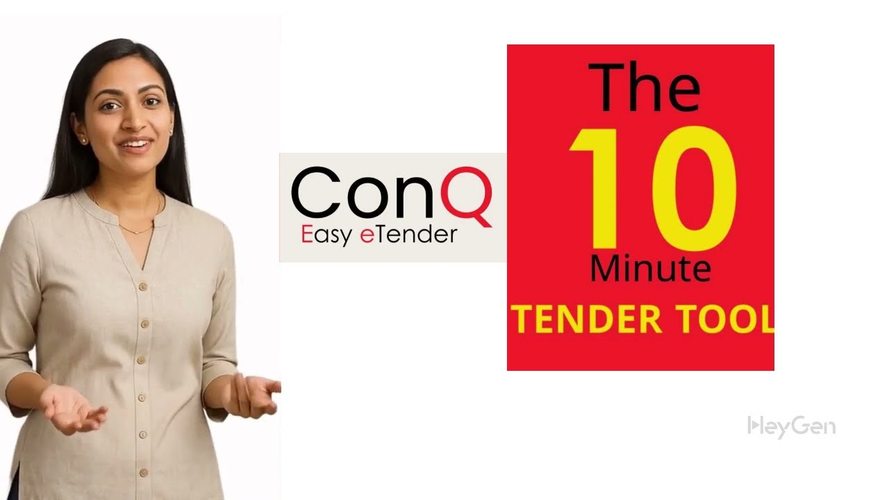ConQ Easy eTender | Complete Tender Support for Contractors in Kerala (Malayalam Intro Video)