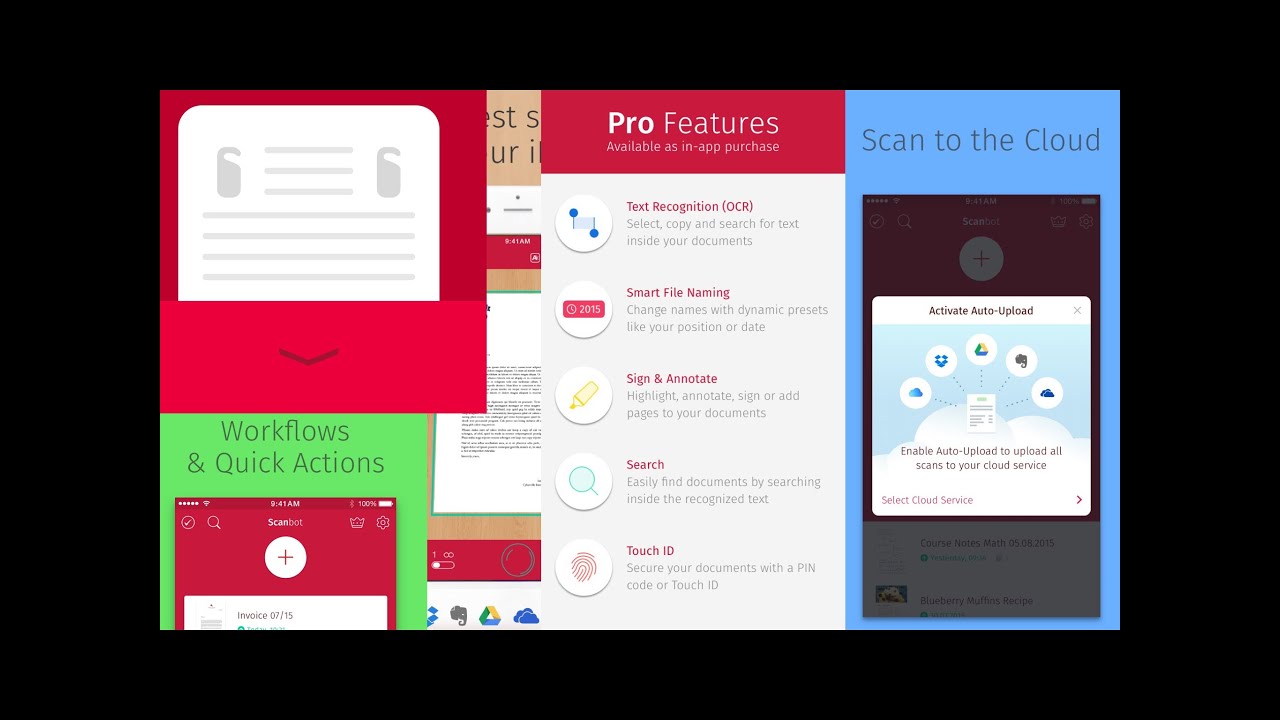 Scanbot 4 Pro for iOS walk through - YouTube