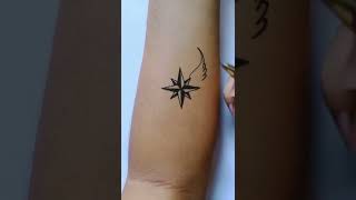 Cara Membuat Tato Temporer Dengan Pulpen #shorts #diytattoo #drawing