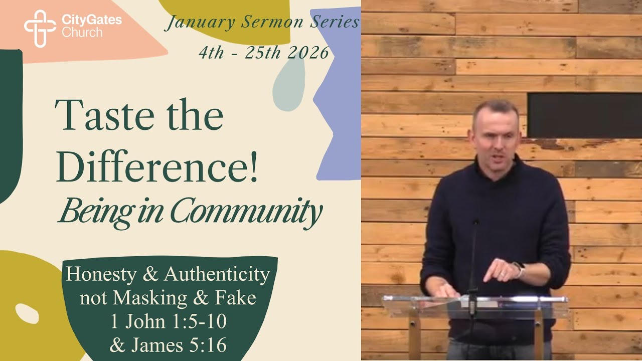 Honesty & Authenticity - not Masking & Fake - 1 John 1:5-10 & James 