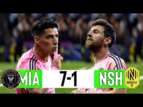 777terbang x dinasti168 - Hattrick Leo Messi | Inter Miami vs Nashville ( 7-1 ) | Sorotan & Gol Pertandingan Lengkap