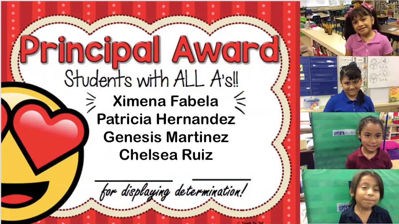 1st Grade Awards YouTube