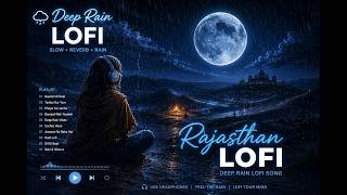 Rain Drops Echoes ☔ Midnight Lofi Dreams | Slow + Reverb | Deep Sleep & Study Beat