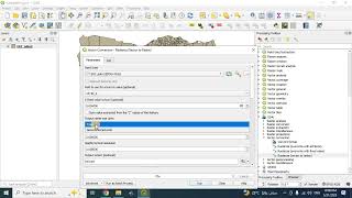 015 Rasterize or vector to raster in QGIS