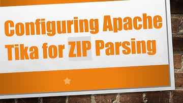 Configuring Apache Tika for ZIP Parsing