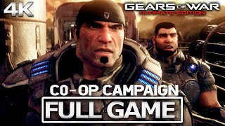 GEARS OF WAR ULTIMATE COOP Full Gameplay Walkthrough / No Commentary【FULL GAME】4K Ultra HD