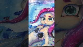 Splatoon 3 Octoling underwater #drawing #art #splatoon #splatoon3 #splatoon2 #shorts #octolinggirl