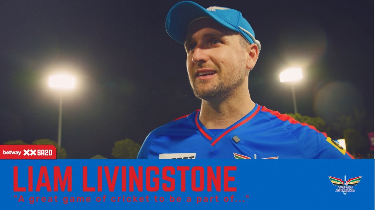 Liam Livingstone, Durban's Super Giants | PRvDSG Post-match interview | Betway SA20