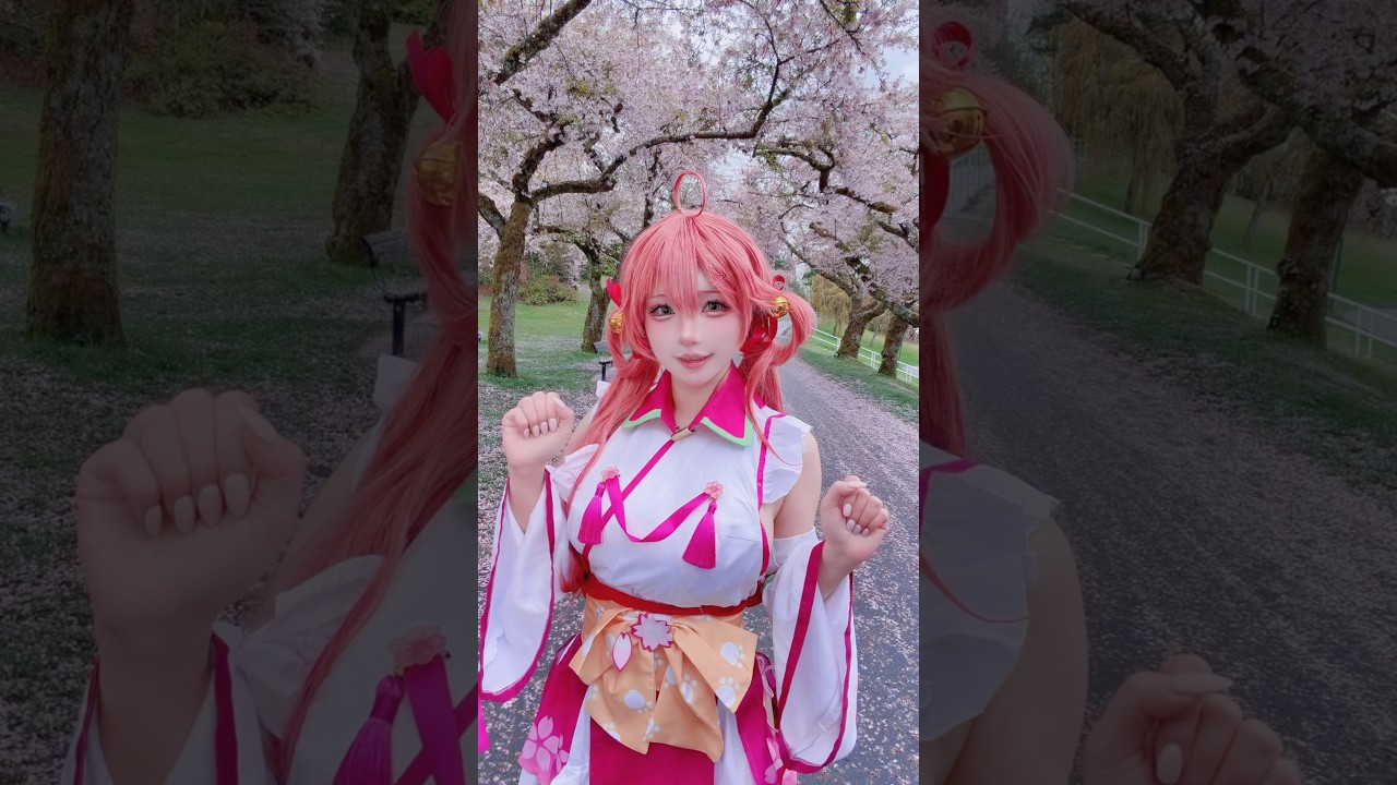 🌸🇨🇦 #cosplay #コスプレ #hanari #hololive #hololivejp #sakuramiko #sakura