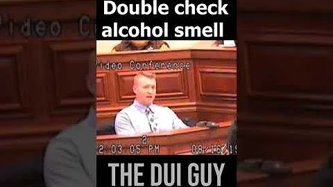 Which alcohol doesn't leave a smell on your breath?