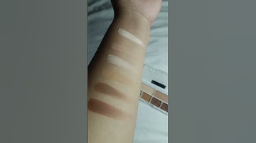 Revolution concealer & contour palette#swatches #firstpage #explore #subscribe #everyone #revelution