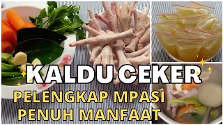 Cara Membuat Kaldu Ayam untuk MPASI | Enak, Sehat & Bergizi | Bayi Auto Lahap. 