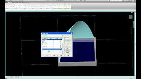 Curtain Panel by Pattern: Curved Shading Element