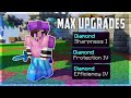 Rushing MAX Upgrades in Minecraft Bedwars