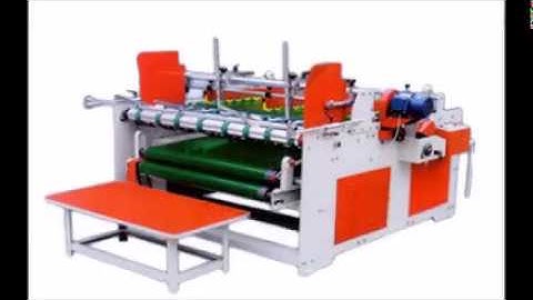 Semi auto press folder gluer --Bestice Machinery