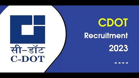 Centre for Development of Telematics (C-DOT) Project Engineer Recruitment 2023-24 – Apply -395 Posts